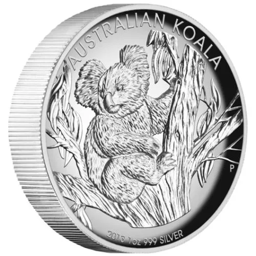1 Unze Silbermünze Australien Koala 2013 High Relief