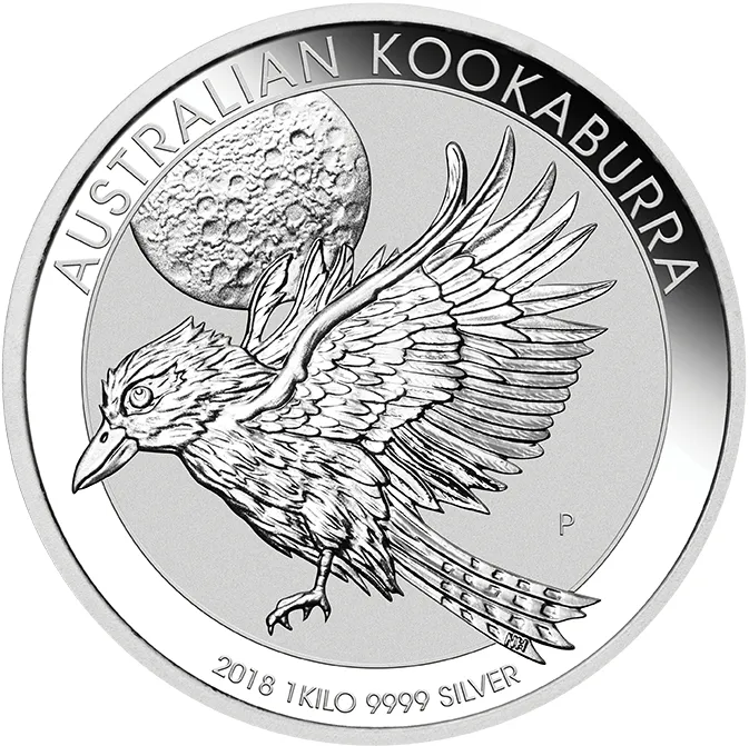 1 Kilogramm Silbermünze Australien Kookaburra 2018