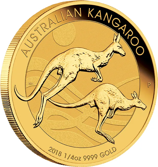 1/4 Unze Goldmünze Australien Känguru 2018