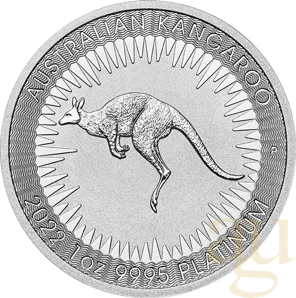 1 Unze Platinmünze Australien Känguru 2022