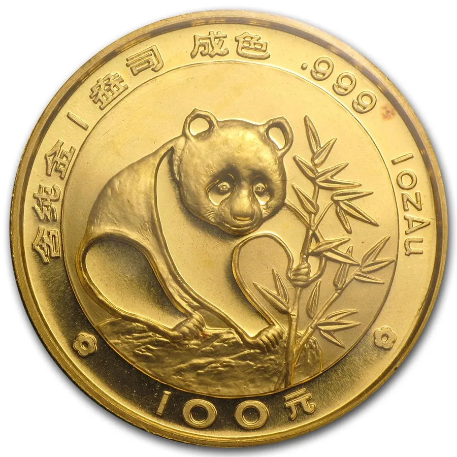 1/20 Unze Goldmünze China Panda 1988