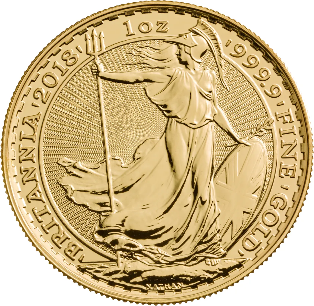 1 Unze Goldmünze Britannia 2018
