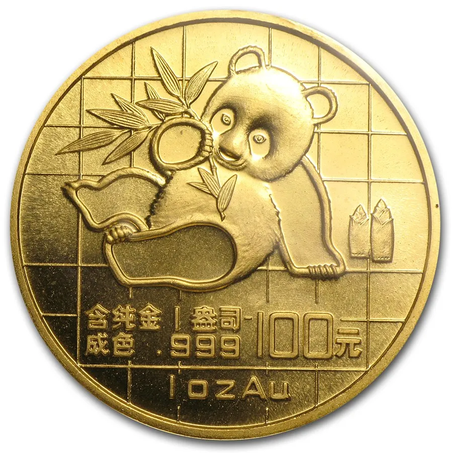 1/20 Unze Goldmünze China Panda 1989