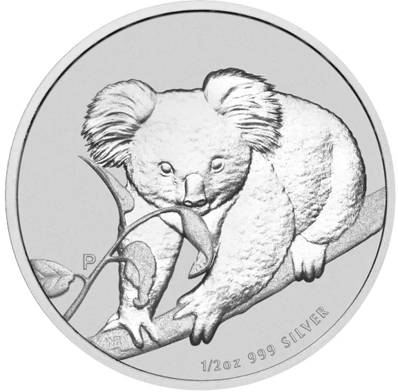 1/2 Unze Silbermünze Australien Koala 2010