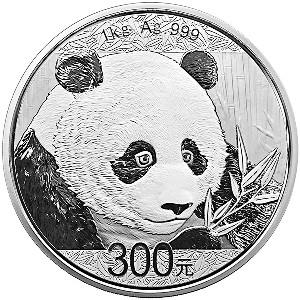 1 Kilogramm Silbermünze China Panda 2018 proof