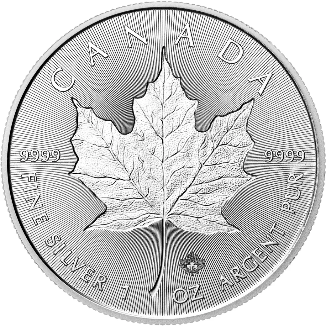 1 Unze Silbermünze Maple Leaf Incuse 2018