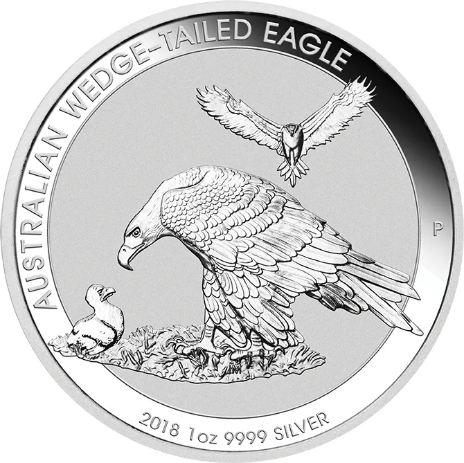 1 Unze Silbermünze Australien Wedge Tailed Eagle 2018