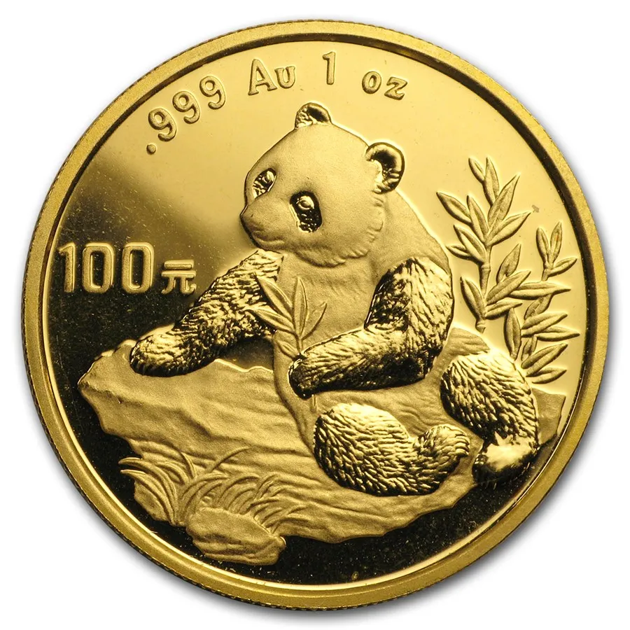 1/20 Unze Goldmünze China Panda 1998