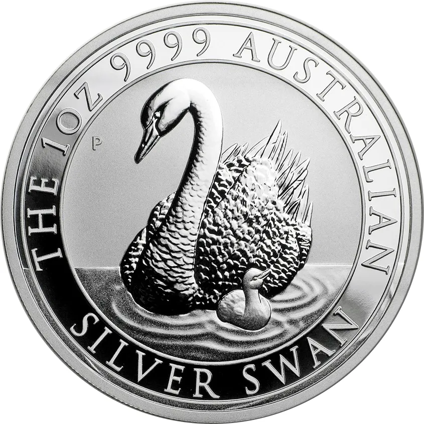 1 Unze Silbermünze Australien Schwan 2018