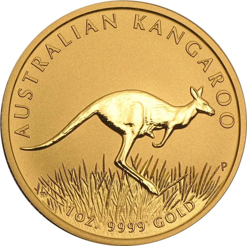 1 Unze Goldmünze Australien Känguru 2008