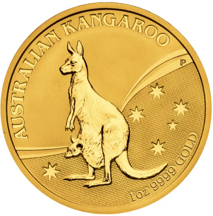 1/10 Unze Goldmünze Australien Känguru 2009