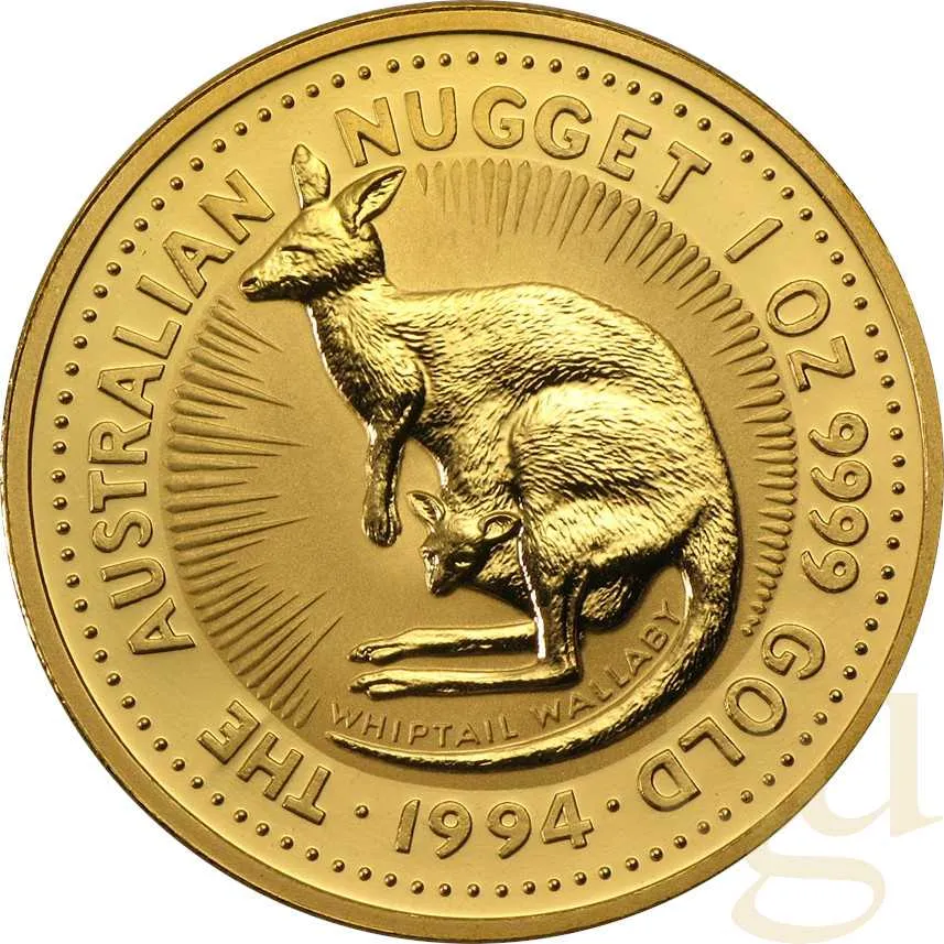 1 Unze Goldmünze Australien Känguru 1994