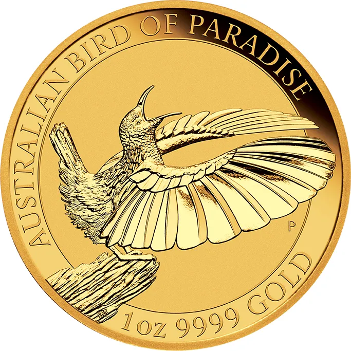 1 Unze Goldmünze Australien Birds of Paradise - Victoria Paradiesvogel 2018
