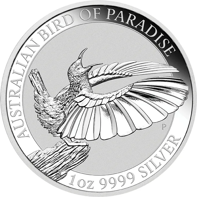 1 Unze Silbermünze Australien Birds of Paradise - Victoria Paradiesvogel 2018