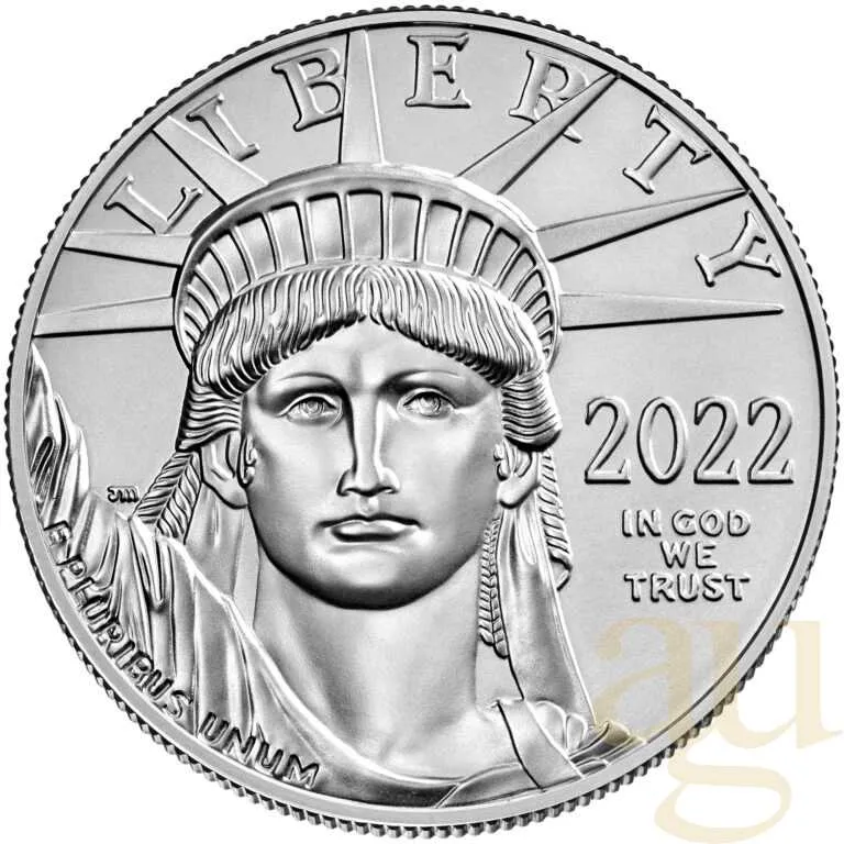 1 Unze Platinmünze American Eagle 2022