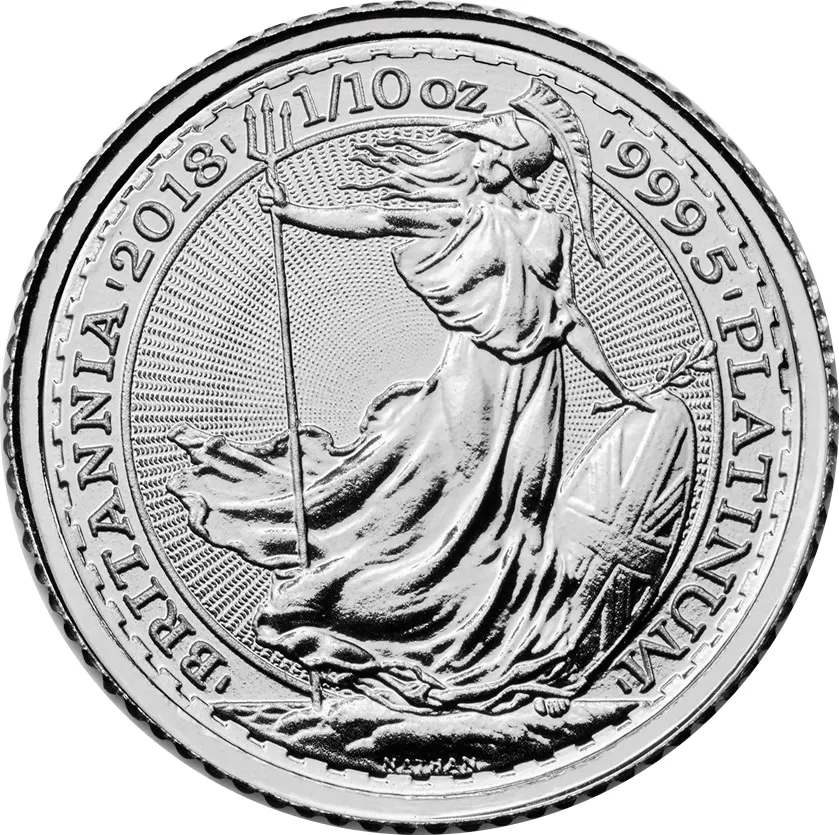1/10 Unze Platinmünze Britannia