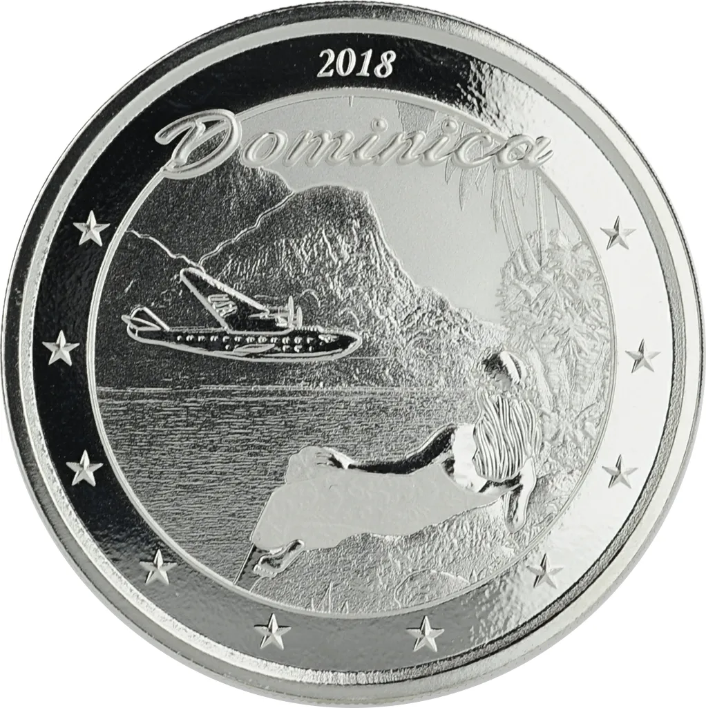 1 Unze Silbermünze EC8 Dominica - The Nature Isle 2018