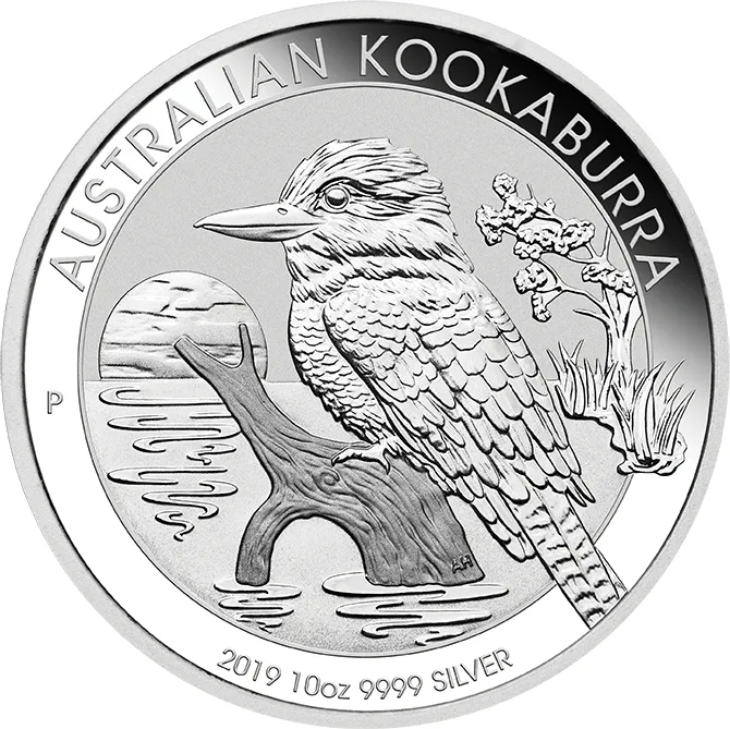10 Unzen Silbermünze Australien Kookaburra 2019