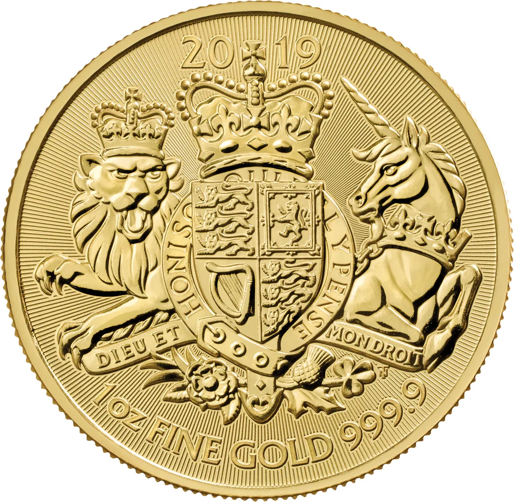 1 Unze Goldmünze Großbritannien Royal Arms 2019