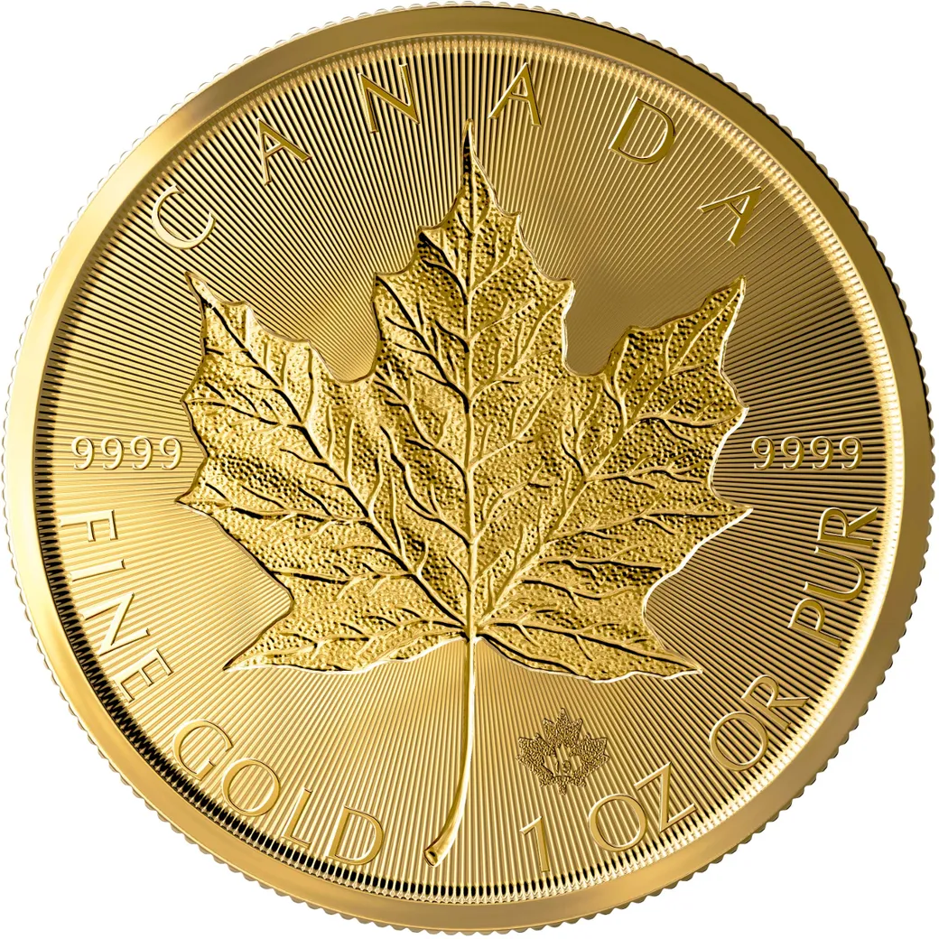 1 Unze Goldmünze Maple Leaf Incuse 2019