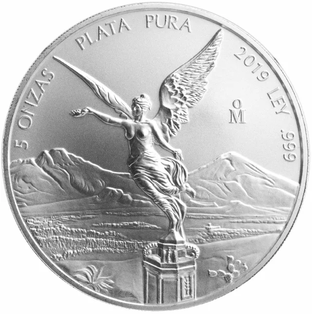5 Unzen Silbermünze Mexiko Libertad 2019