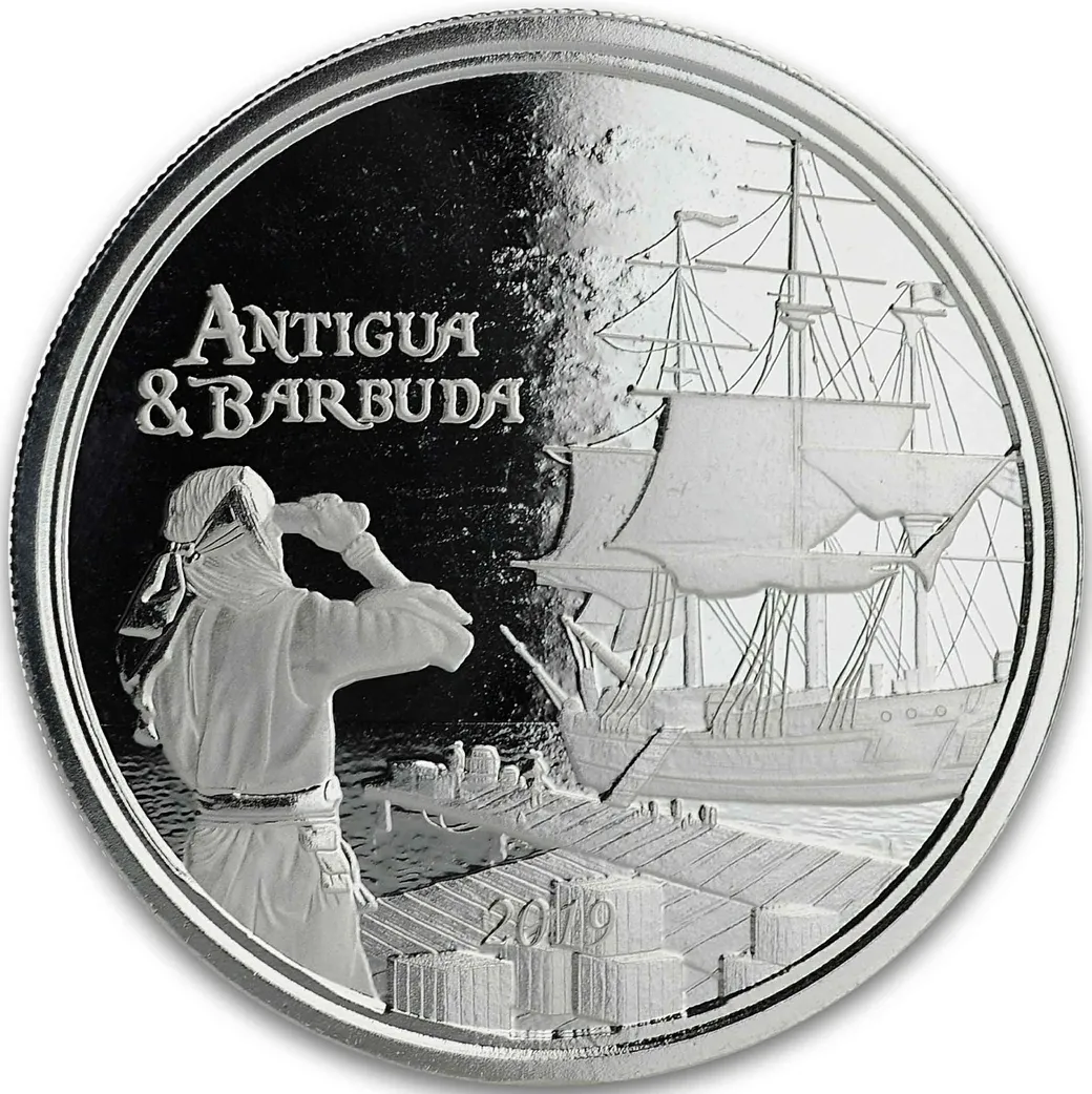 1 Unze Silbermünze EC8 Antigua & Barbuda - Rum Runner 2019