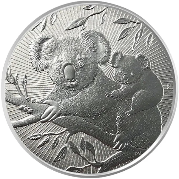 10 Unzen Silbermünze Australien Next Generation - Piedfort Koala 2018