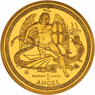 1 Unze Goldmünze Isle of Man Crown Angel