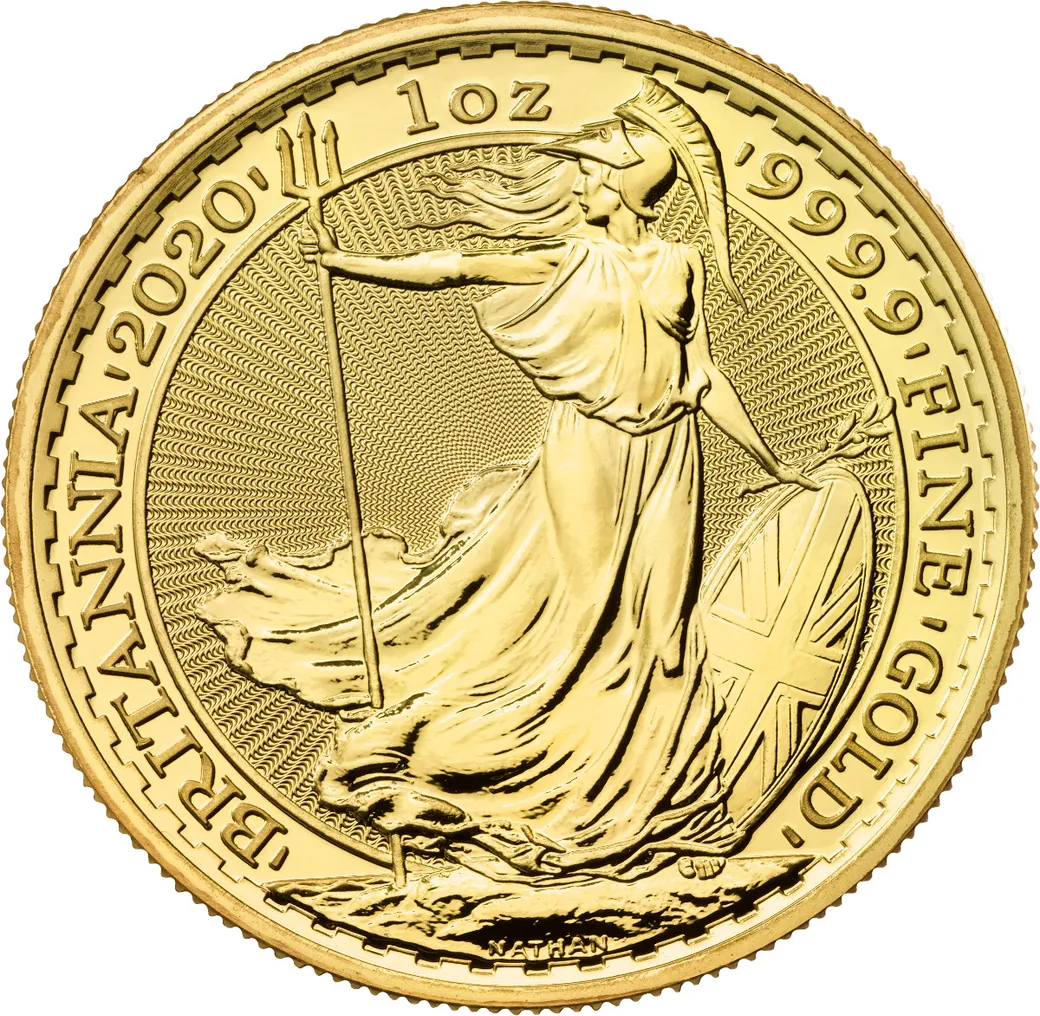 1 Unze Goldmünze Britannia 2020