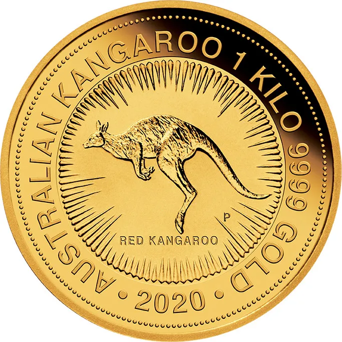 1 Kilogramm Goldmünze Australien Känguru 2020