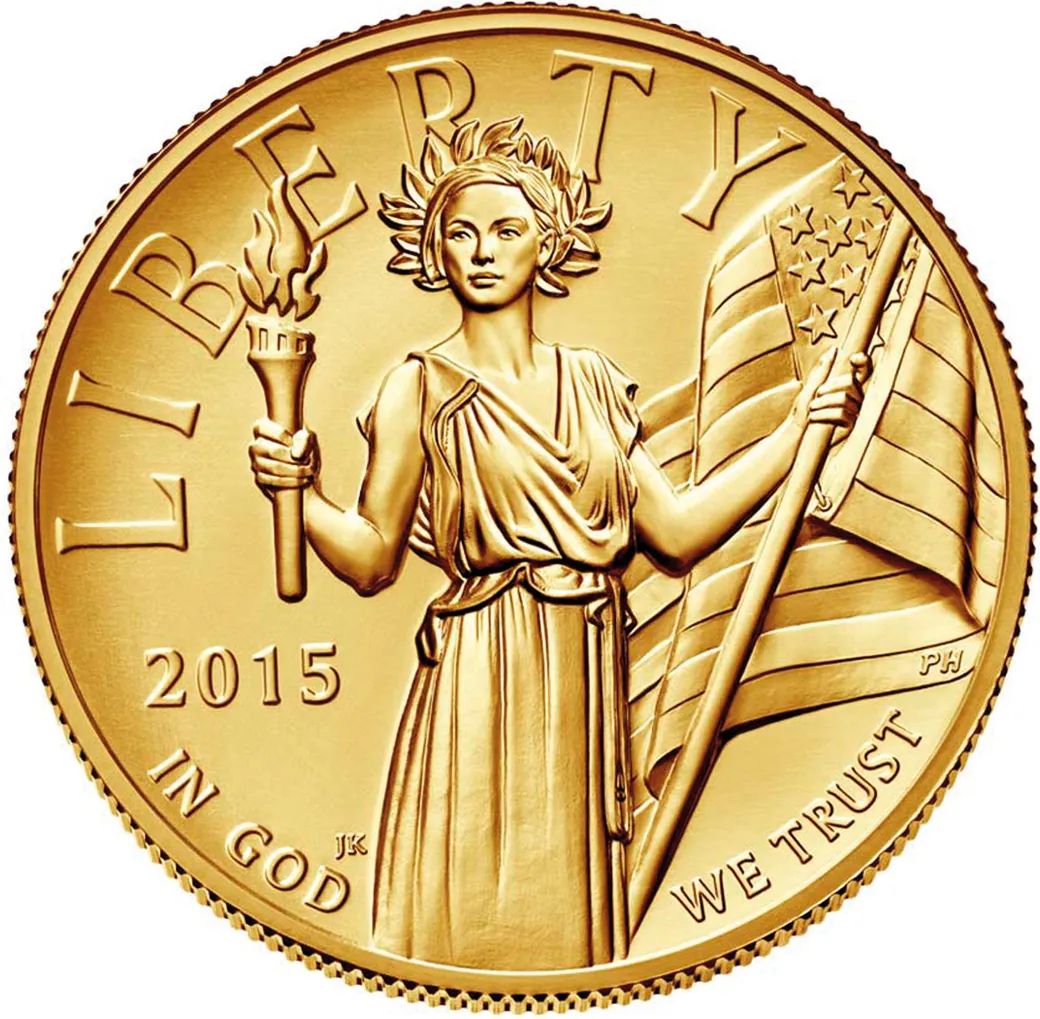 1 Unze Goldmünze American Liberty 2015 High Relief