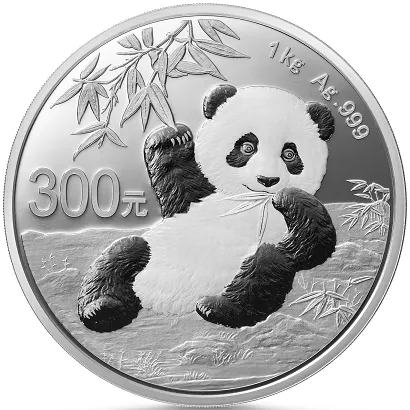 1 Kilogramm Silbermünze China Panda 2020 proof