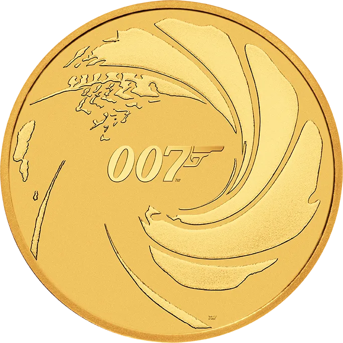1 Unze Goldmünze Perth Mint Tuvalu James Bond 007 - 2020