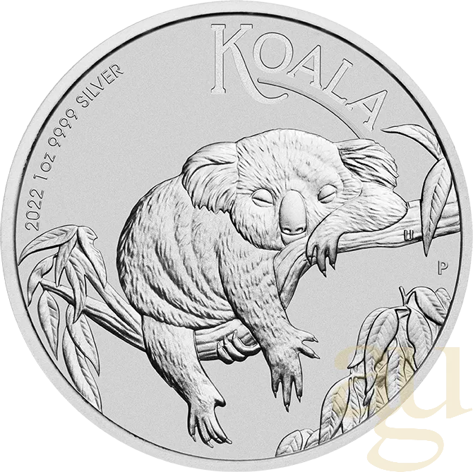1 Unze Silbermünze Australien Koala 2022