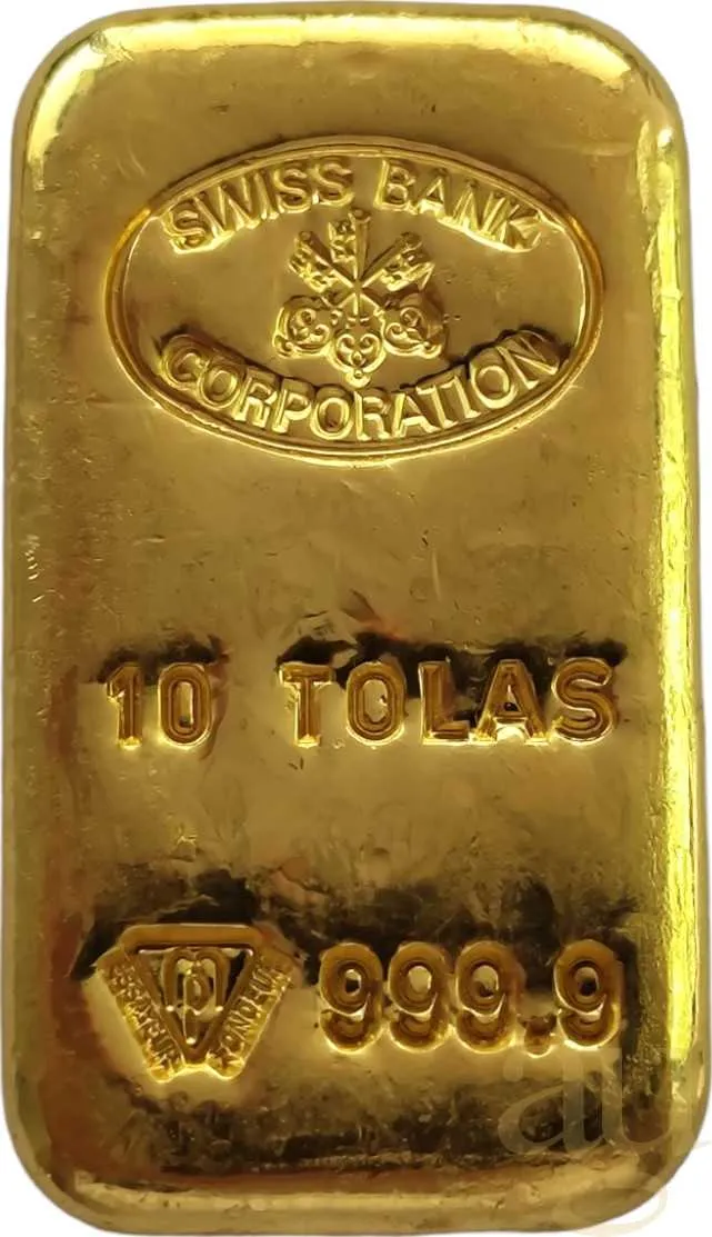 10 Tola Credit Suisse Goldbarren (116,58g)