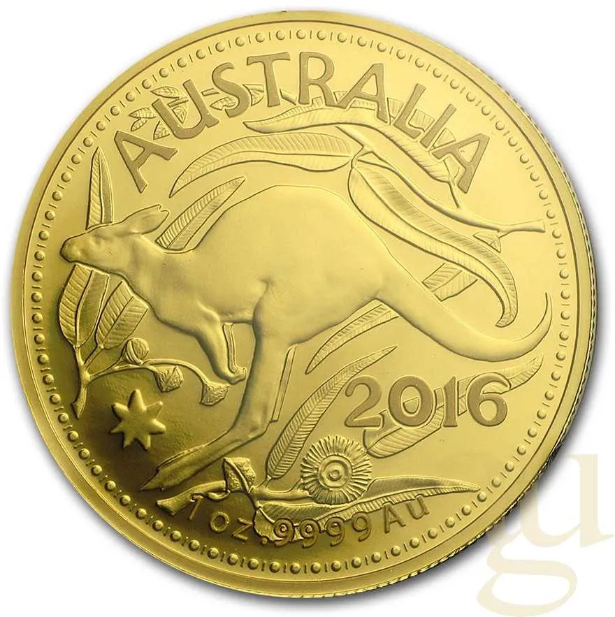 1 Unze Goldmünze Australien RAM Känguru 2016