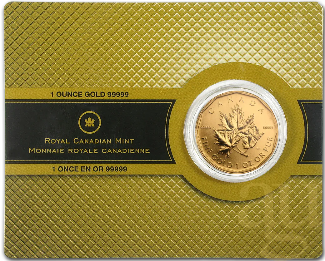 1 Unze Goldmünze Maple Leaf 999,99 Sonderausgabe 2008