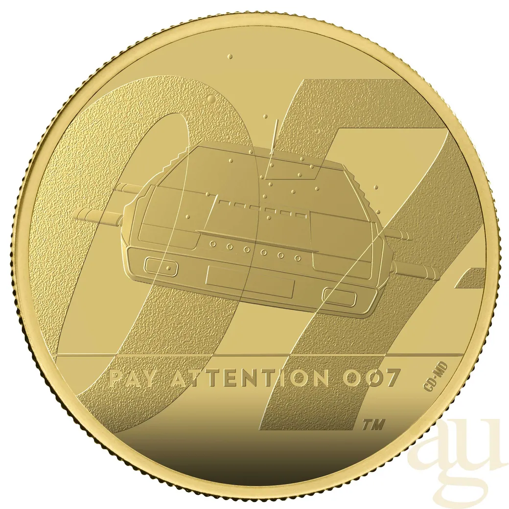 1 Unze Goldmünze Großbritannien James Bond 007 Pay Attention - 2020 polierte Platte