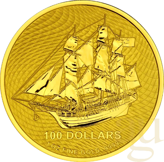 1/10 Unze Goldmünze Cook Islands Bounty 2020