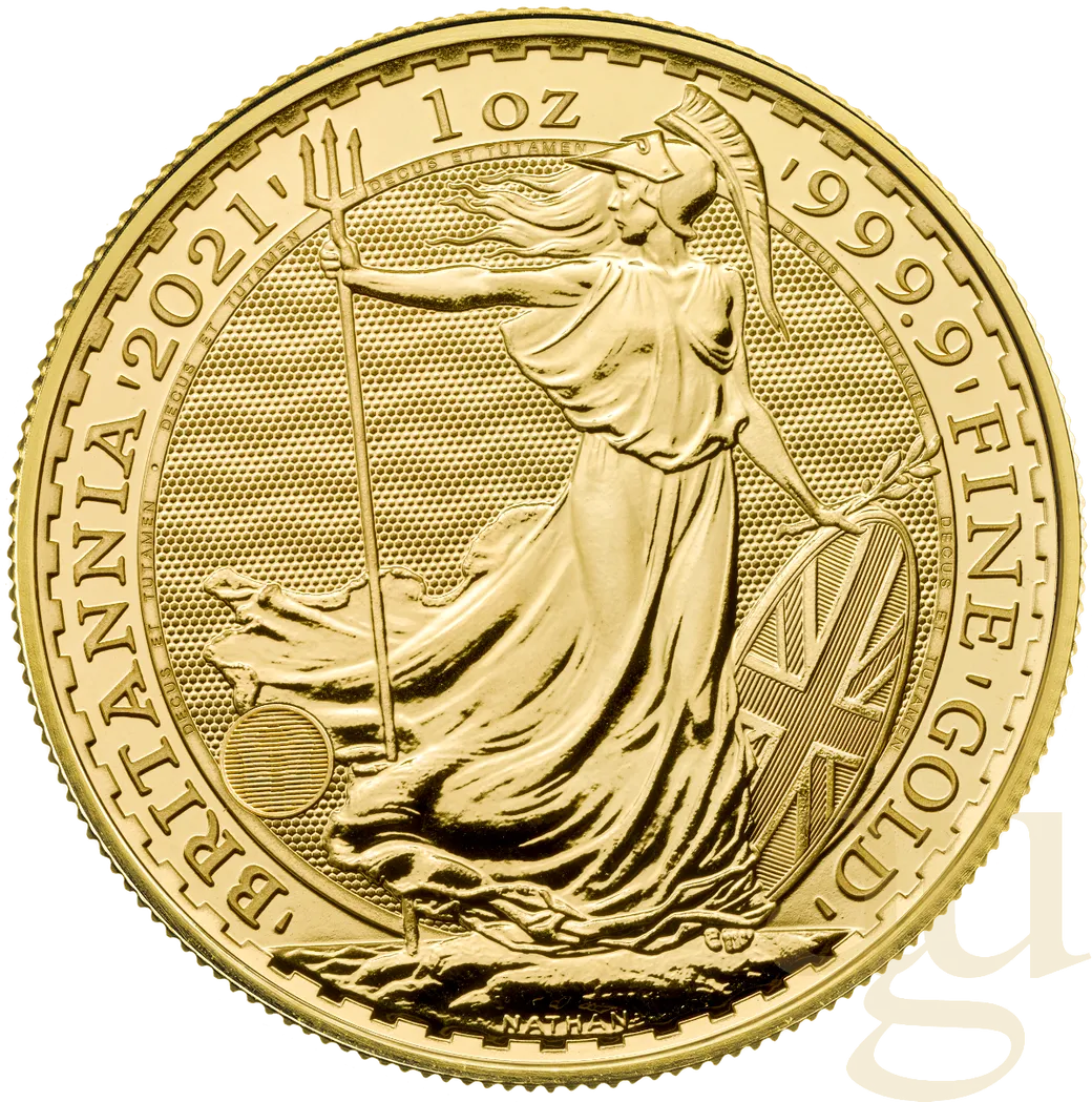 1 Unze Goldmünze Britannia 2021