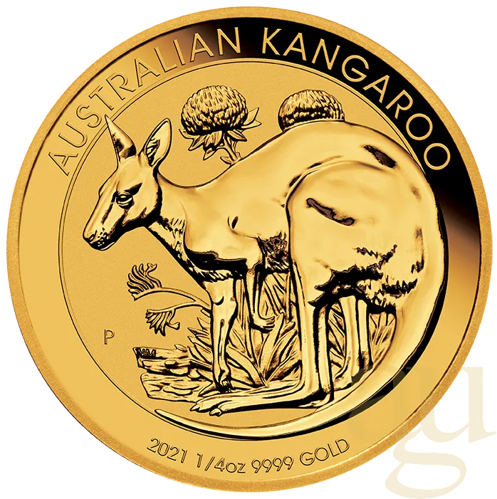 1/4 Unze Goldmünze Australien Känguru 2021