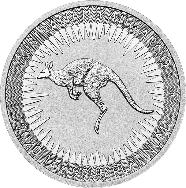 1 Unze Platinmünze Australien Känguru