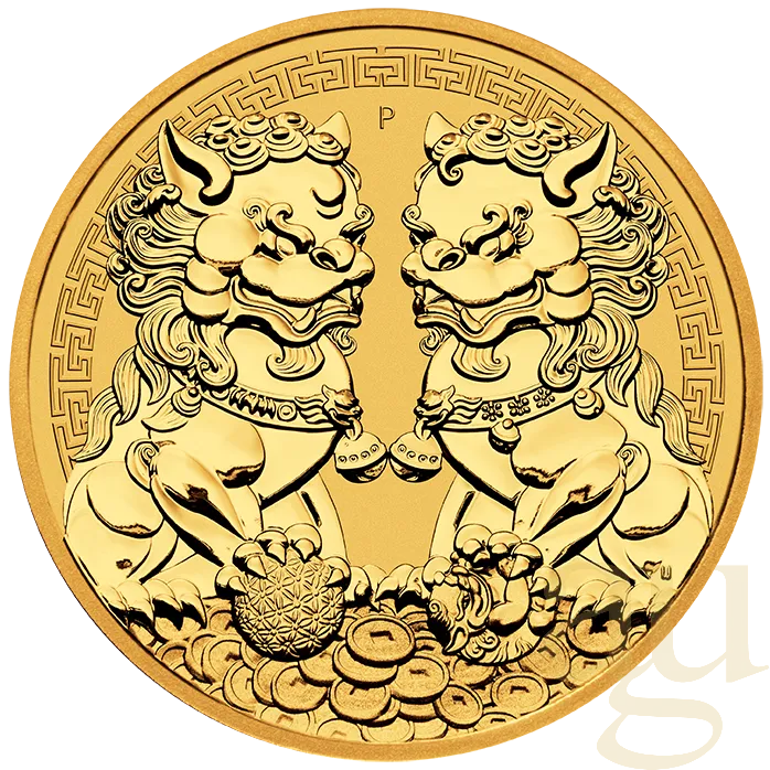 1 Unze Goldmünze Australien Chinese Myths and Legends Double Pixiu 2021
