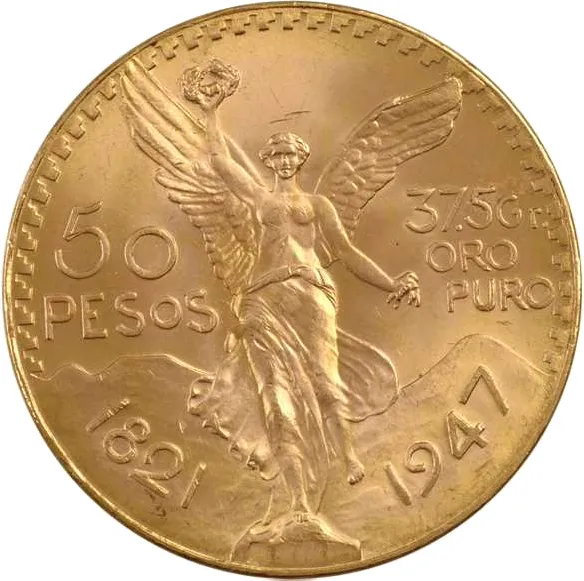 50 Cincuenta Pesos Goldmünze Mexiko Centenario