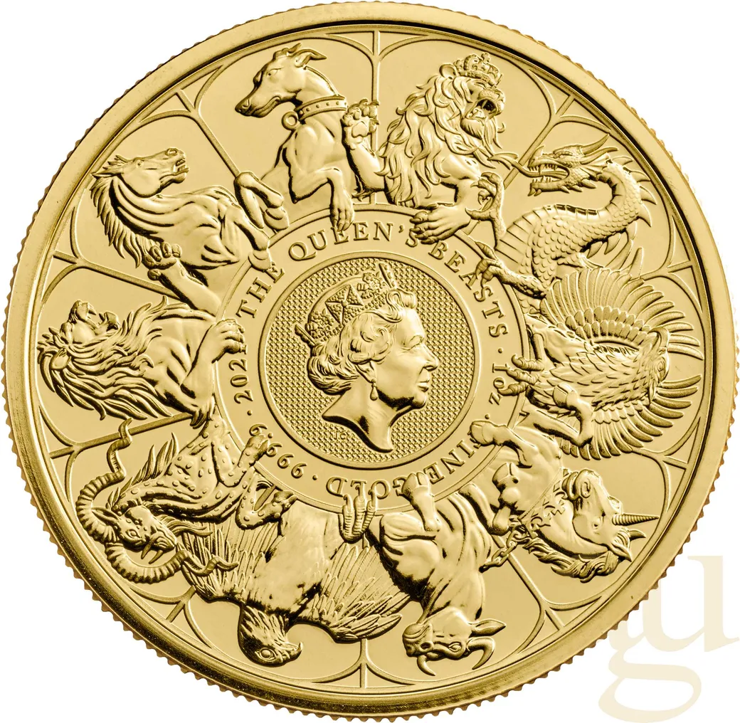 1 Unze Goldmünze Queens Beasts Collection - Completer Coin 2021