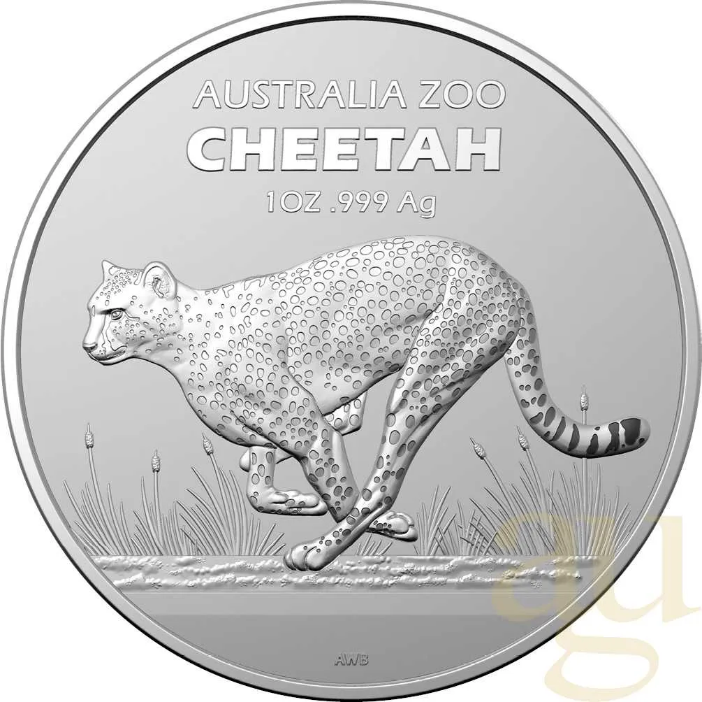 1 Unze Silbermünze Australia Zoo - Gepard 2021