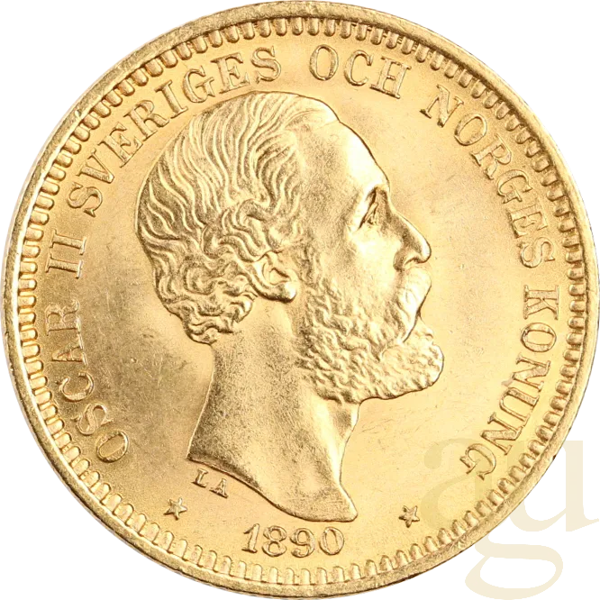 20 Kronen Goldmünze Schweden Oscar II.