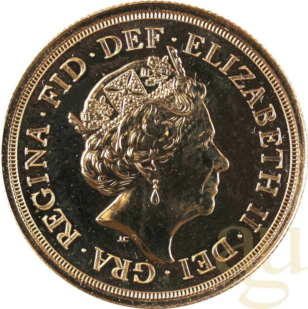 2 Pfund Goldmünze Sovereign verschiedene