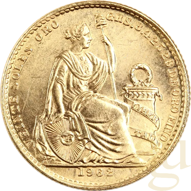 20 Soles Goldmünze Peru