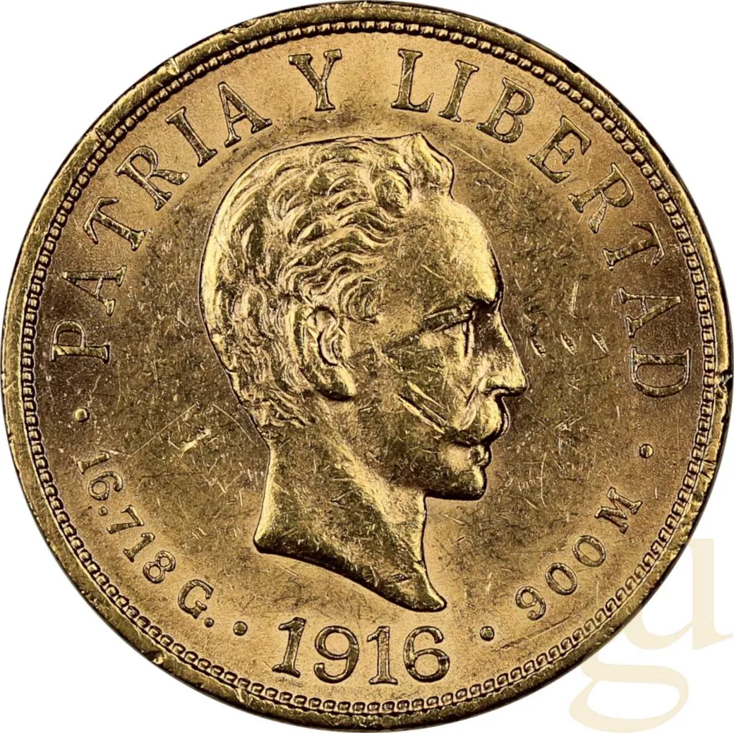 10 Pesos Goldmünze Kuba